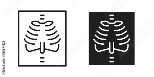 X ray icon for your website design, logo, app, UI. EPS10