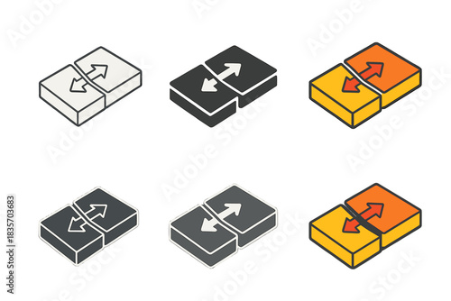 Tectonic Plates Diagram. Diagram of tectonic plates moving with subtle data overlay, abstract minimal vector illustration, first