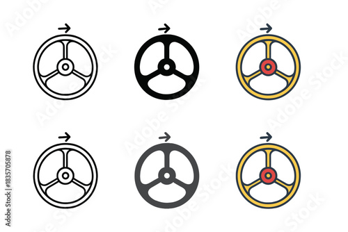 Tourbillon Watch Icon. Mechanical watch tourbillon cage rotating smoothly, clean minimal vector icon, first in line style with