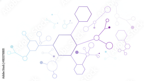 molecule of chemistry, chemical formula, molecular pattern isolated