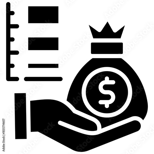 Credit Rating glyph icon