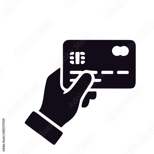 Finance icon black and white vector design 