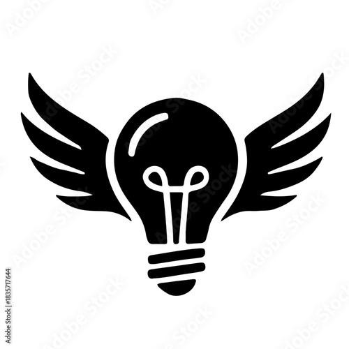 leadership icon black and white vector design 