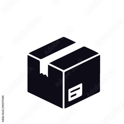 Mailing icon black and white vector design 