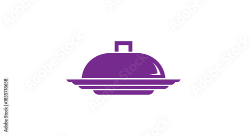 Covered platter illustration