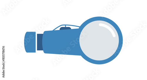 Blue spotlight design