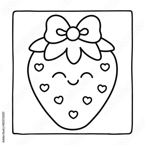 Bold and Easy Valentine's Day Coloring Page for Kids and Adults, Cozy Love Coloring Page, Cute and Cozy, Bold and Easy, Fun Romantic, Hygge-Inspired Designs, Valentine's Day, Self-love, Victor art.