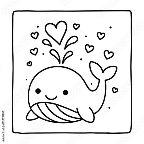 Bold and Easy Valentine's Day Coloring Page for Kids and Adults, Cozy Love Coloring Page, Cute and Cozy, Bold and Easy, Fun Romantic, Hygge-Inspired Designs, Valentine's Day, Self-love, Victor art.