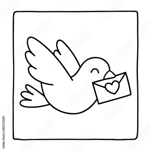 Bold and Easy Valentine's Day Coloring Page for Kids and Adults, Cozy Love Coloring Page, Cute and Cozy, Bold and Easy, Fun Romantic, Hygge-Inspired Designs, Valentine's Day, Self-love, Victor art.