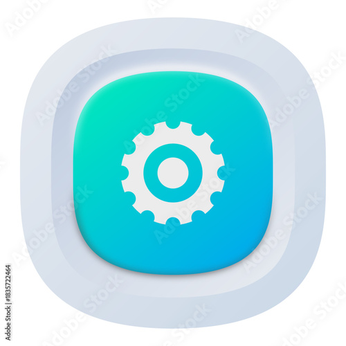Gear Icon Vector – Settings Symbol for Web and Apps
