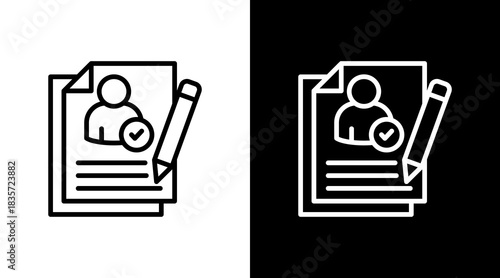 Registration With Icon Set Design