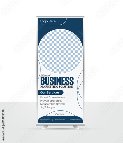 Roll up banner design