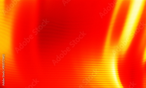 Vibrant Orange Abstract Background With Soft Horizontal Stripes For Design Projects