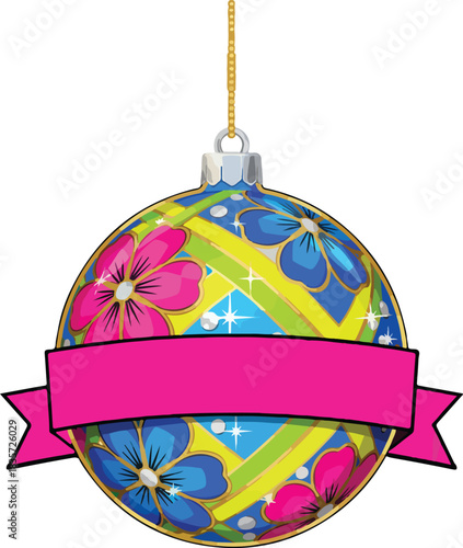 christmas ornament vector. holiday festive elements vector