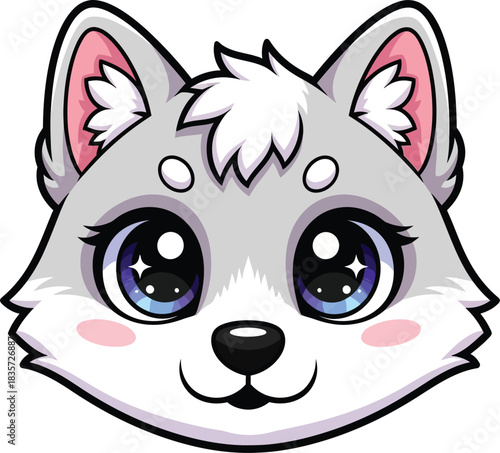 vector illustration of a cat