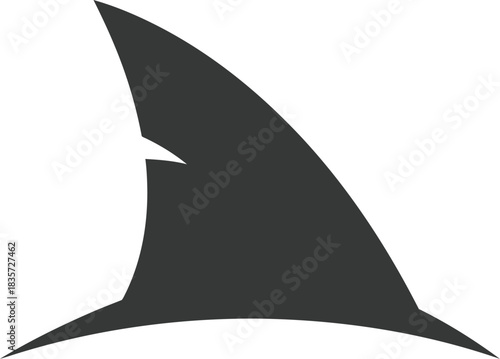 shark fin vector