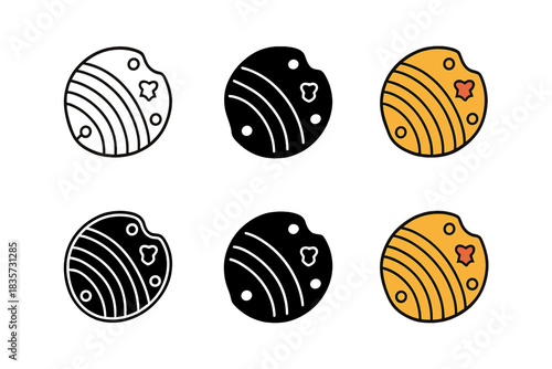 Elegant Watch Movement. Polished movement plate with Geneva stripes and hallmark seal, clean minimal vector icon, first in line