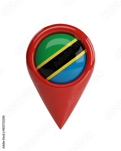 Locate Tanzania with this vibrant national flag map marker, perfect for travel and business planning. Free Download Locate Tanzania with this vibrant national flag map marker, perfect for travel and business planning. - GFXLoad