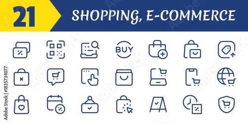 Shopping, E-commerce Icon.eps