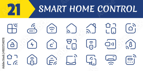 Smart home control Icon.eps