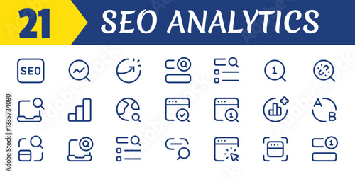 SEO analytics Icon.eps