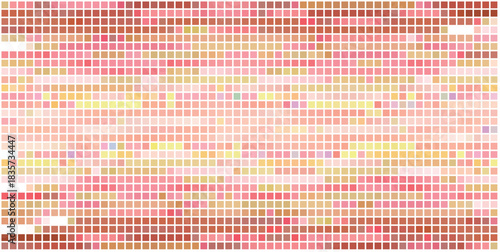 オレンジ　四角　幾何学　模様　背景