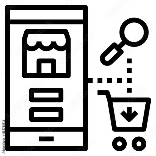 Online Shopping Icon