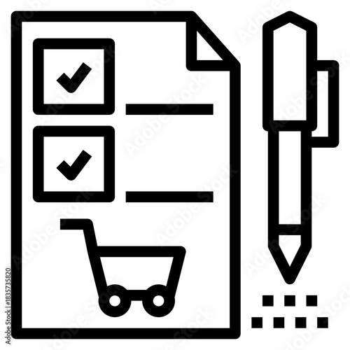 Shopping List Icon