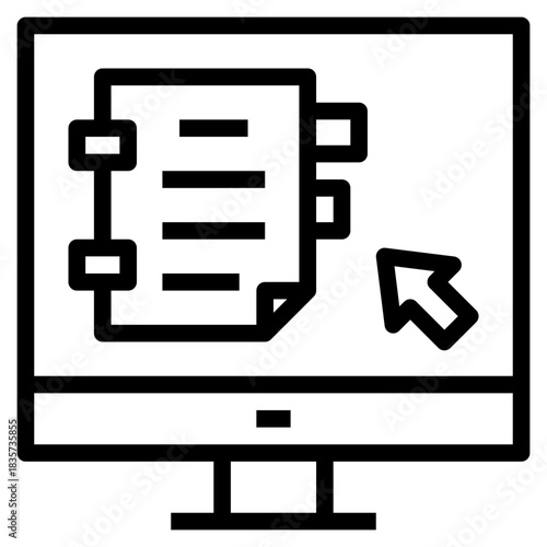 Document on Computer Screen
