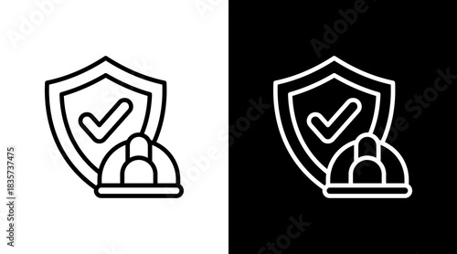 Labor With Icon Set Design