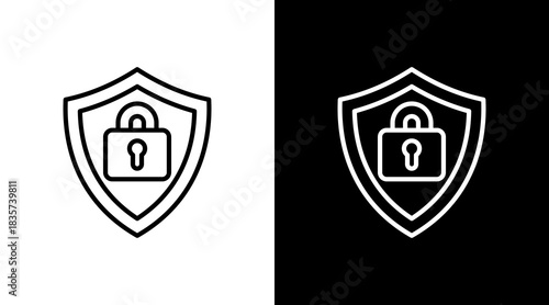 Protection With Icon Set Design