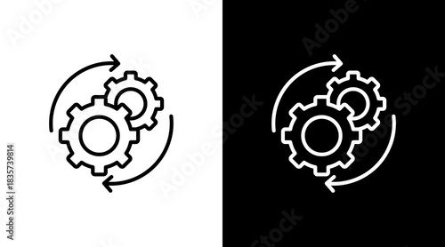 Operational System With Icon Set Design