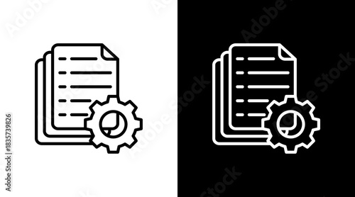 Document Management With Icon Set Design