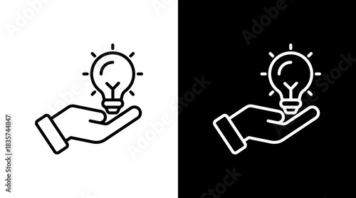 Idea With Icon Set Design