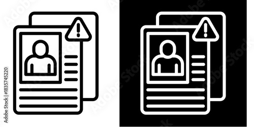 Information Icon Set White Style Collection