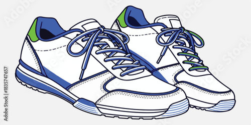 Badminton Shuttlecock Vector Illustration