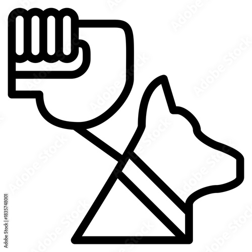 Dog Leash Icon