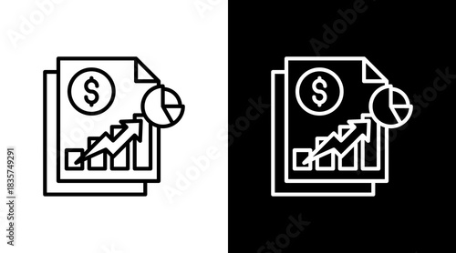 Financial Disclosure With Icon Set Design