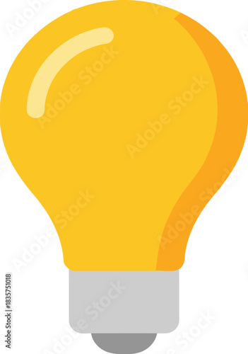 light bulb icon vector