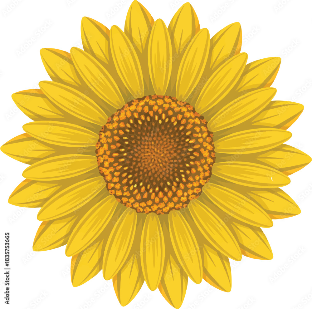 Fototapeta premium sunflower isolated on white background