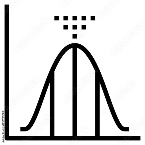 Bell Curve Data Graph