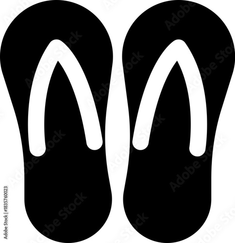Flip-flops icon design