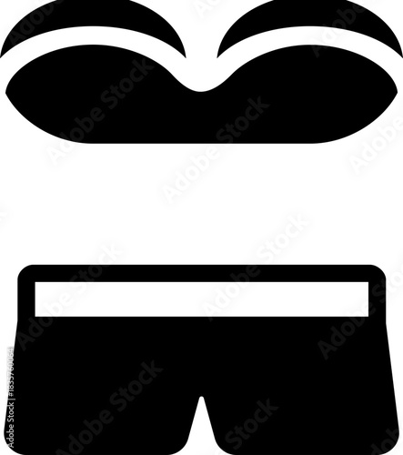 Women's swimsuit icon