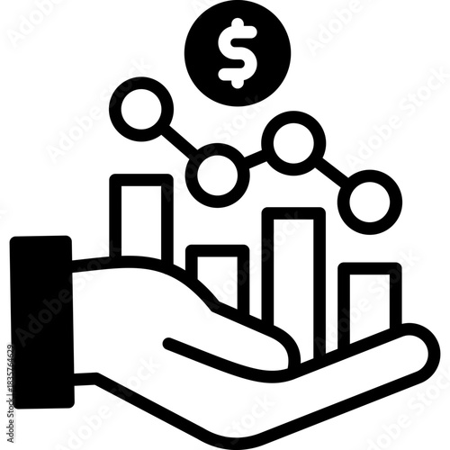 Financial Decline mixed icon