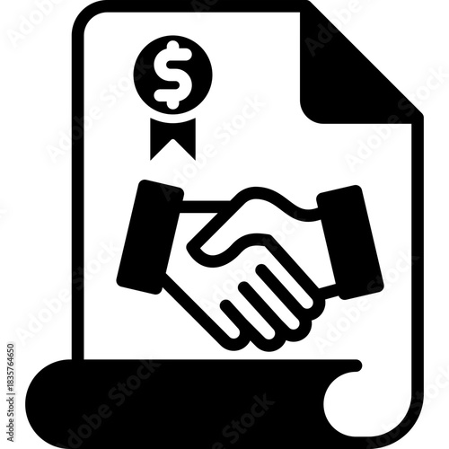 Financial Agreement mixed icon