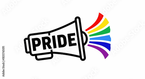 Empowering message of support and inclusivity for Pride Month, symbolizing community strength and joyful celebration for everyone