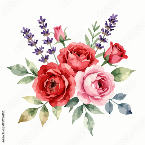 bouquet of pink roses