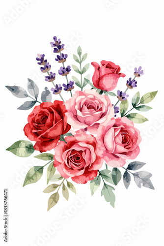 bouquet of pink roses