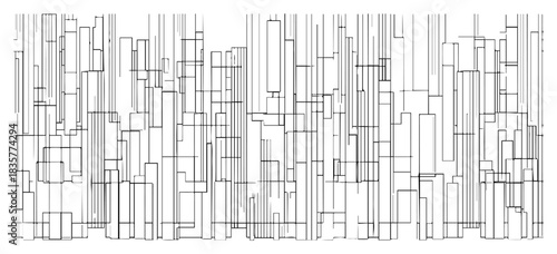 Abstract vertical irregular lines glitch texture vector pattern background