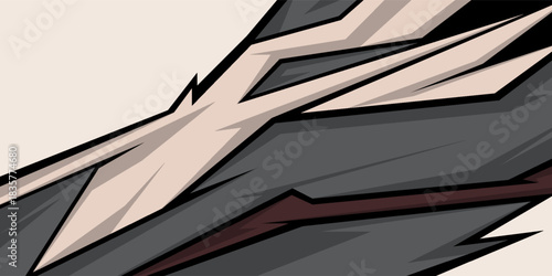 Full-color side body graphic stickers. Abstract racing design concept. Car sticker wrap designs for motorcycles, boats, trucks, cars, ships, and more.